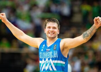 Luka Doncic fue la estrella de la jornada en el baloncesto olímpico