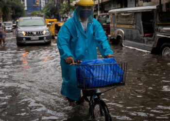 Las lluvias monzónicas inundaron aldeas filipinas
