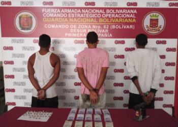 GNB atrapó a miembros de banda hamponil