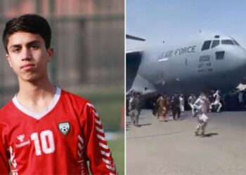 Murió futbolista afgano Zaki Anwari tras caer de un avión militar mientras intentaba huir del régimen talibán