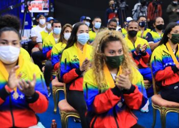 Maduro recibió en Miraflores a atletas que participaron en Tokyo 2020