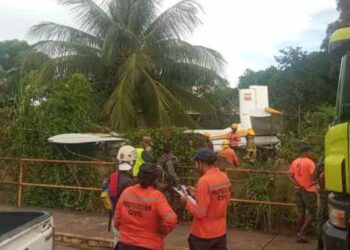 Una avioneta se estrelló en el patio de una vivienda en Maturín (+Video)