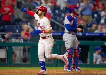 Filis de Filadelfia vive racha positiva para desplazar a Mets de Nueva York de la cima