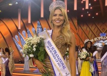 Venezolana Valentina Sánchez fue la tercera finalista de Miss Supranational 2021