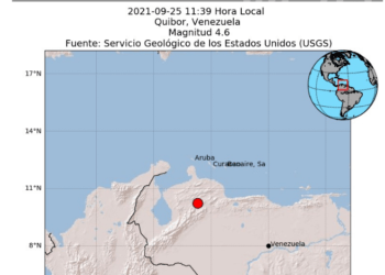 Sismo de magnitud 4.2 se registró en Quibor
