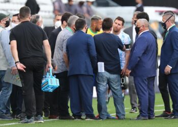 Personal sanitario suspende el partido Brasil-Argentina