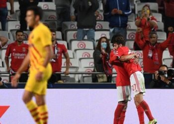 Barcelona sufrió goleada en Lisboa ante Benfica
