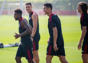Cristiano Ronaldo se entrena por primera vez con el Manchester United