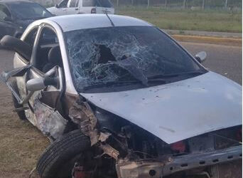 Un joven pereció en un vuelco de automóvil en El Tigre