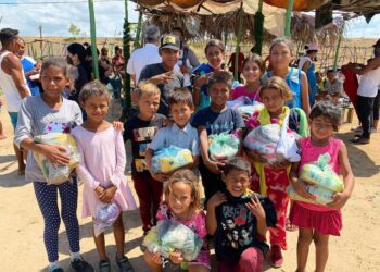 22 familias de Maurica fueron asistidas por voluntarios de ConValores