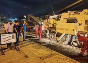Alcaldía de Sotillo inició la rehabilitación vial de la avenida Gulf de Puerto La Cruz
