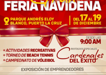 Realizarán feria navideña en el parque Andrés Eloy Blanco de PLC