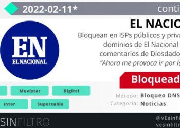 Ve Sin Filtro: Portal digital de El Nacional fue bloqueado tras entrega de sede a Diosdado Cabello