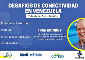 Fran Monroy analizará desafíos de la conectividad en Venezuela en un conversatorio