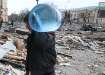 Cerca de mil edificios fueron destruidos por bombardeos rusos en Jarkov