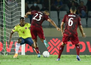 Venezuela cerró el proceso eliminatorio con derrota 1-0 ante Colombia