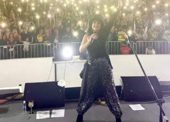 Karina hizo vibrar al público en la Concha Acústica de Bello Monte (+Publicación)