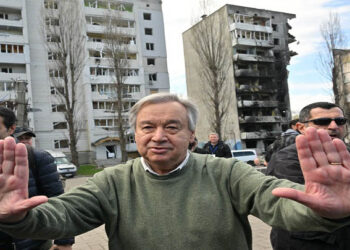 Rusia confirma ataque contra Kiev en plena visita del secretario general de la ONU