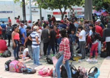 INM de México disuelve caravana con migrantes venezolanos
