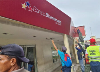 Agencia del Banco Bicentenario en Atures de Amazonas es recuperada en alianza con la alcaldía