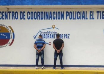 Polianzoátegui detuvo a dos hombres por hurto de celular en El Tigre