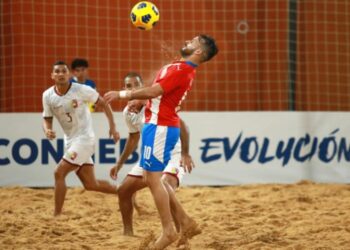 Venezuela perdió ante Paraguay y jugará por el tercer lugar en la Copa América de Fútbol Playa