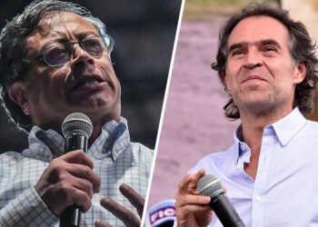 Ante las dos Colombias, "Fico" y Petro cierran sus campañas presidenciales