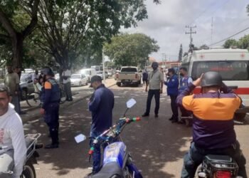 Abuelito resultó atropellado en El Tigre (+Fotos)