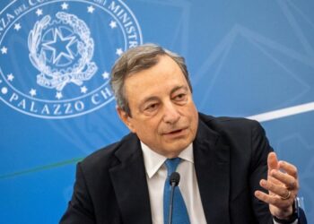 Mario Draghi, primer ministro italiano, anunció su renuncia