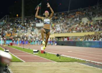 Rojas mantuvo su hegemonía en salto triple femenino (+Video)