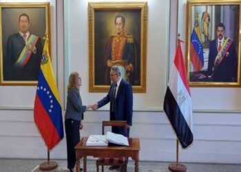 Gobierno de Venezuela recibió en Caracas a embajador de Egipto