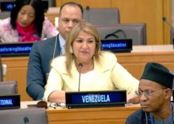 Yelitze Santaella aseguró ante ONU que atención a los maestros es prioridad para Venezuela