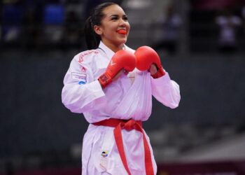 Yorgelis Salazar se colgó una medalla dorada en la Liga Premier de Karate