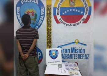 Polianzoátegui capturó a sujeto con 11 envoltorios de presunta marihuana