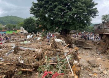 FANB utiliza tanques de combate para despejar los caminos en Las Tejerías