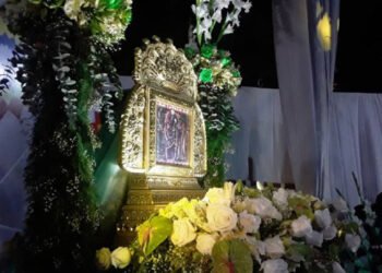 Vecinos de Boyacá celebraron a la virgen de Chiquinquirá con una misa