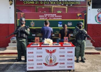 Detuvieron a tres personas por narcotráfico en el estado Táchira