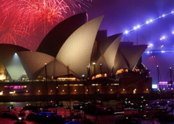 En Oceanía ya celebran la llegada de 2023