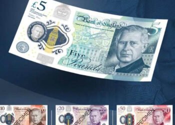 El Banco de Inglaterra desvela los billetes con la imagen de Carlos III