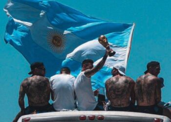Selección de Argentina finalizó su caravana en helicóptero