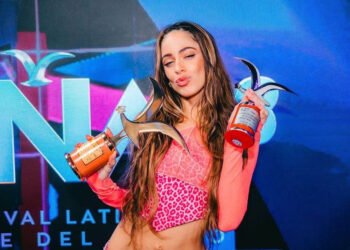 Tini brilló en el Festival Viña del Mar y se llevó la Gaviota de Oro