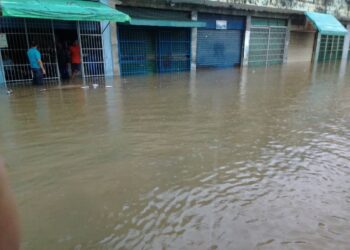 Fuertes lluvias afectaron varios sectores de Valencia