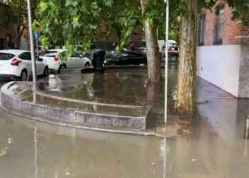 Fuertes precipitaciones causaron inundaciones en Madrid