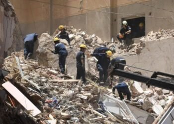 Derrumbe de un edificio en Egipto dejó cinco muertos