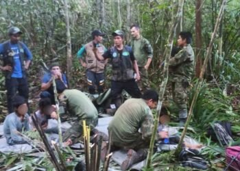 Niños desaparecidos en una selva colombiana fueron encontrados