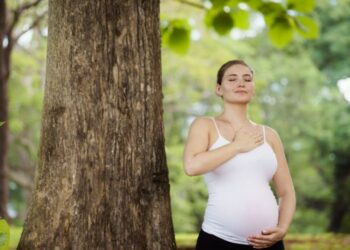 La respiración consciente ayuda a las mujeres embarazadas