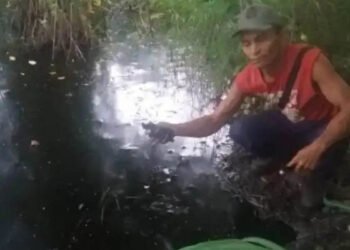 Indígenas kariñas de Anzoátegui denuncian derrame petrolero cerca de la comunidad Santa Fe