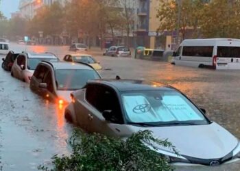 Las fuertes lluvias dejan dos muertos, tres desaparecidos y numerosos incidentes en España