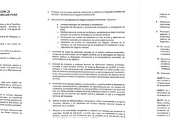 ¿Qué acordó el Gobierno y la oposición venezolana en Barbados?