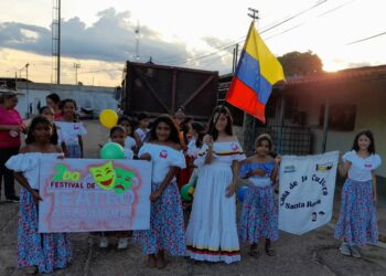 Niños de Santa Rosa se unen al Festival de Teatro Anzoátegui 2023
